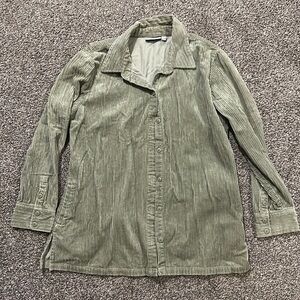 Croft&barrow light green corduroy jacket